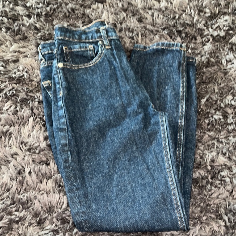 Everlane Women's High Rise
Ankle Jeans-Tapered Leg-Blue-Size 27